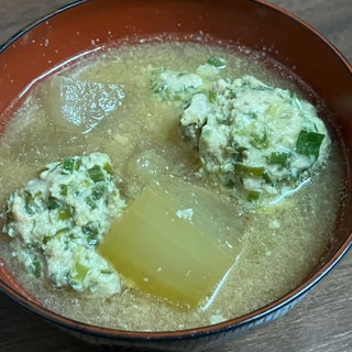 冬瓜とニラ団子のスープ